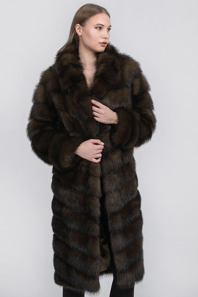 Шуба из хоря фото