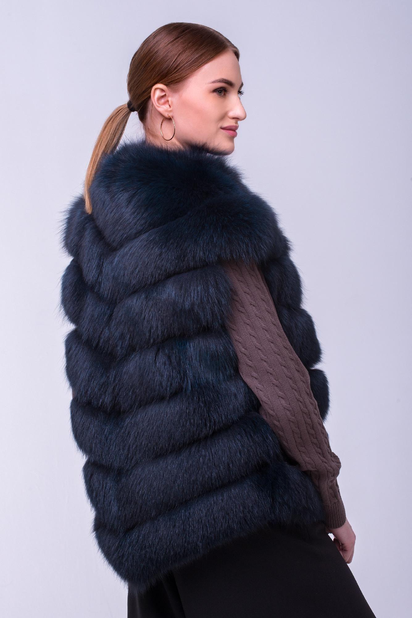 Жилет из меха песца фото