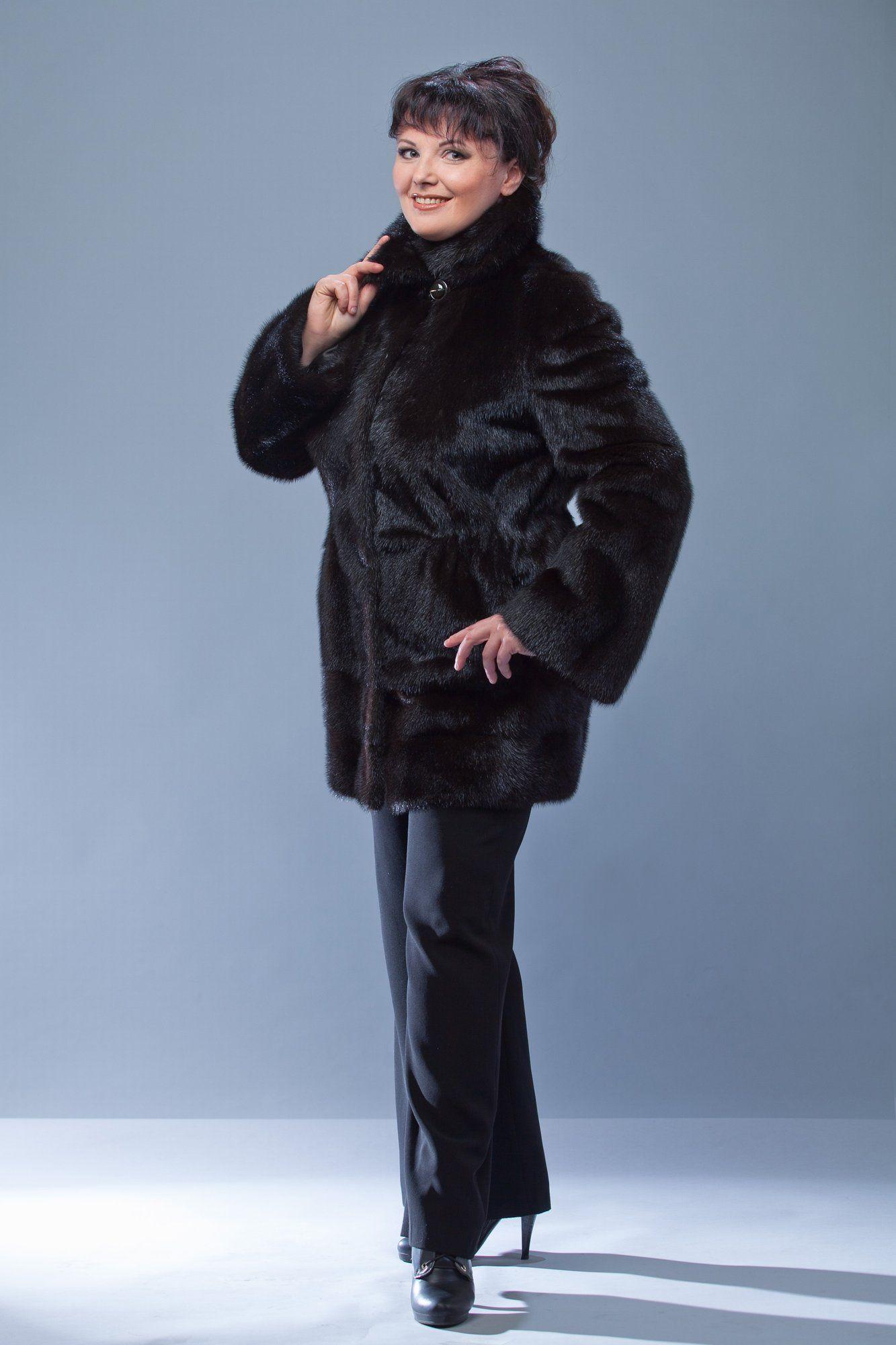 Куртка женская из меха норки фото