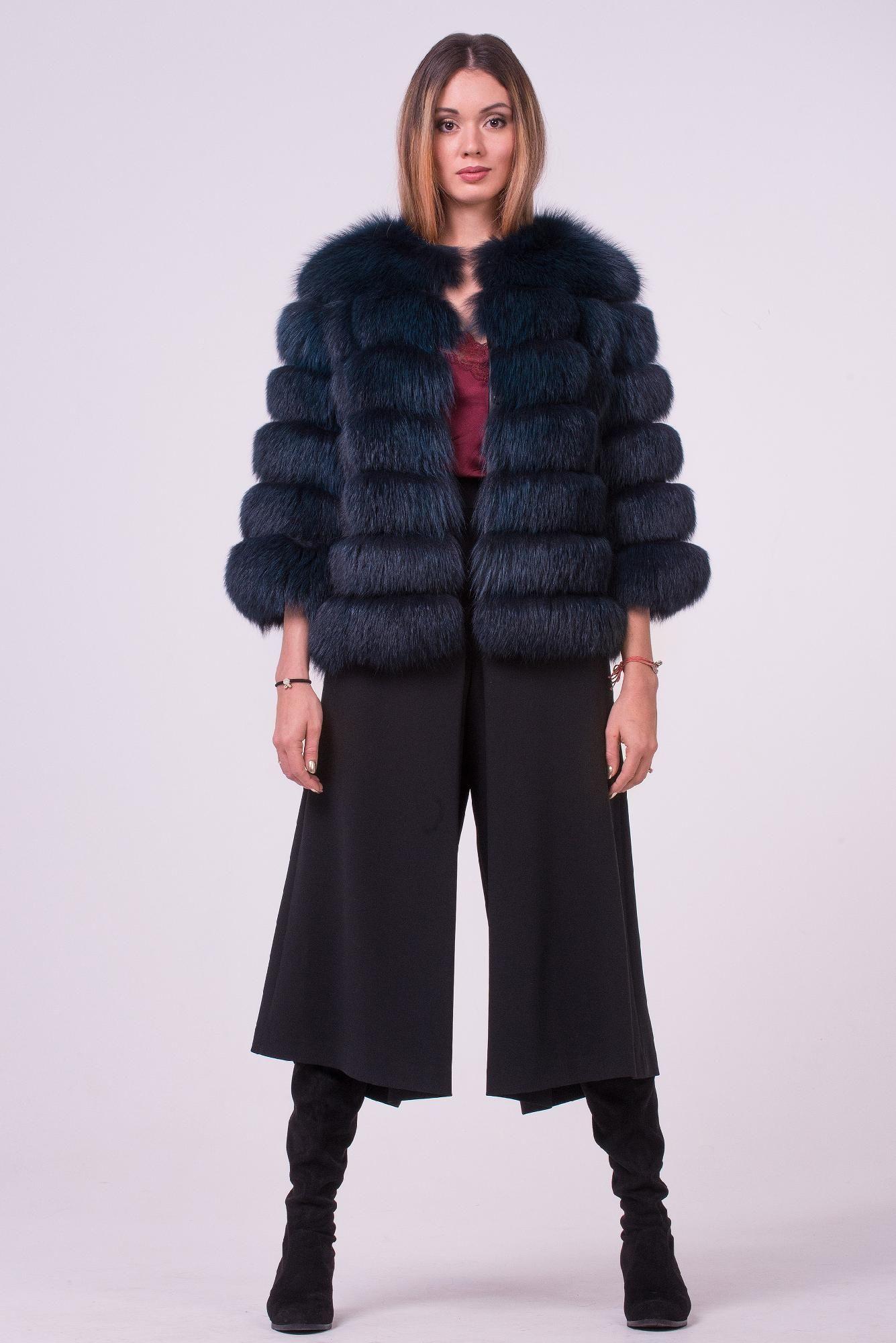 Куртка из меха песца фото