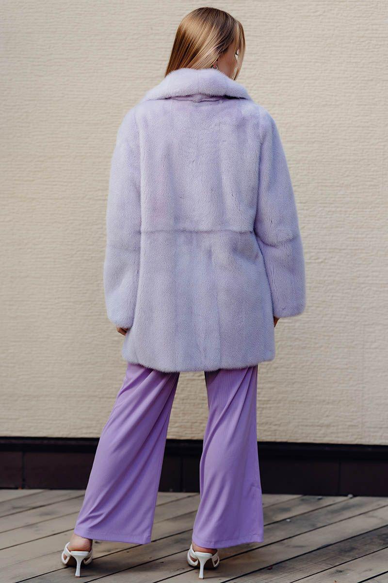 Шуба из норки фото