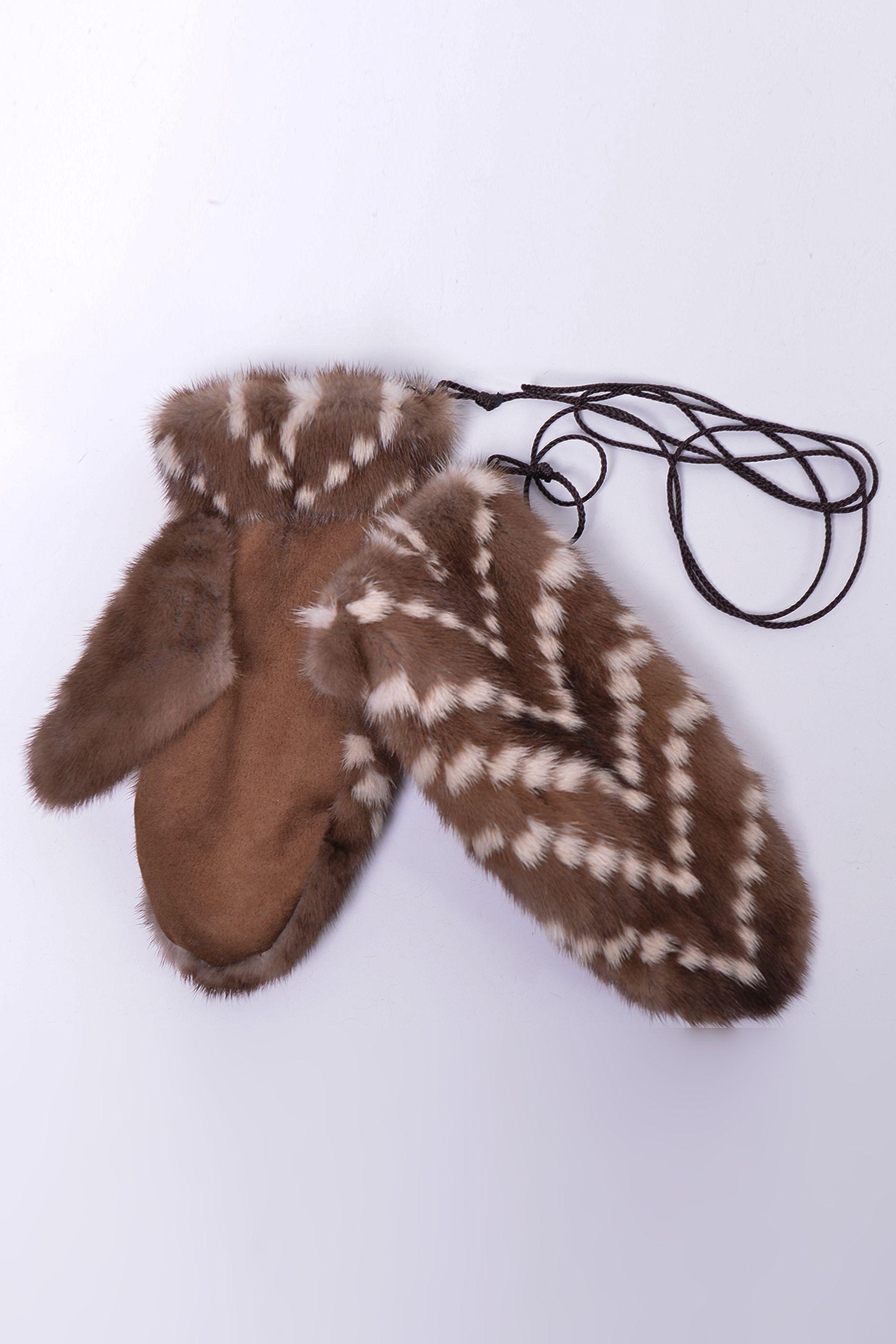 Варежки из норки фото