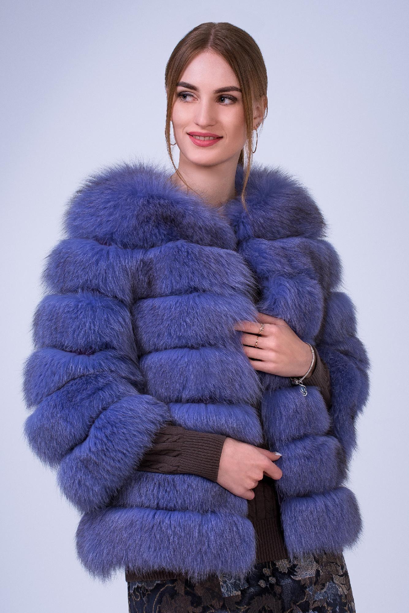 Куртка из меха песца фото