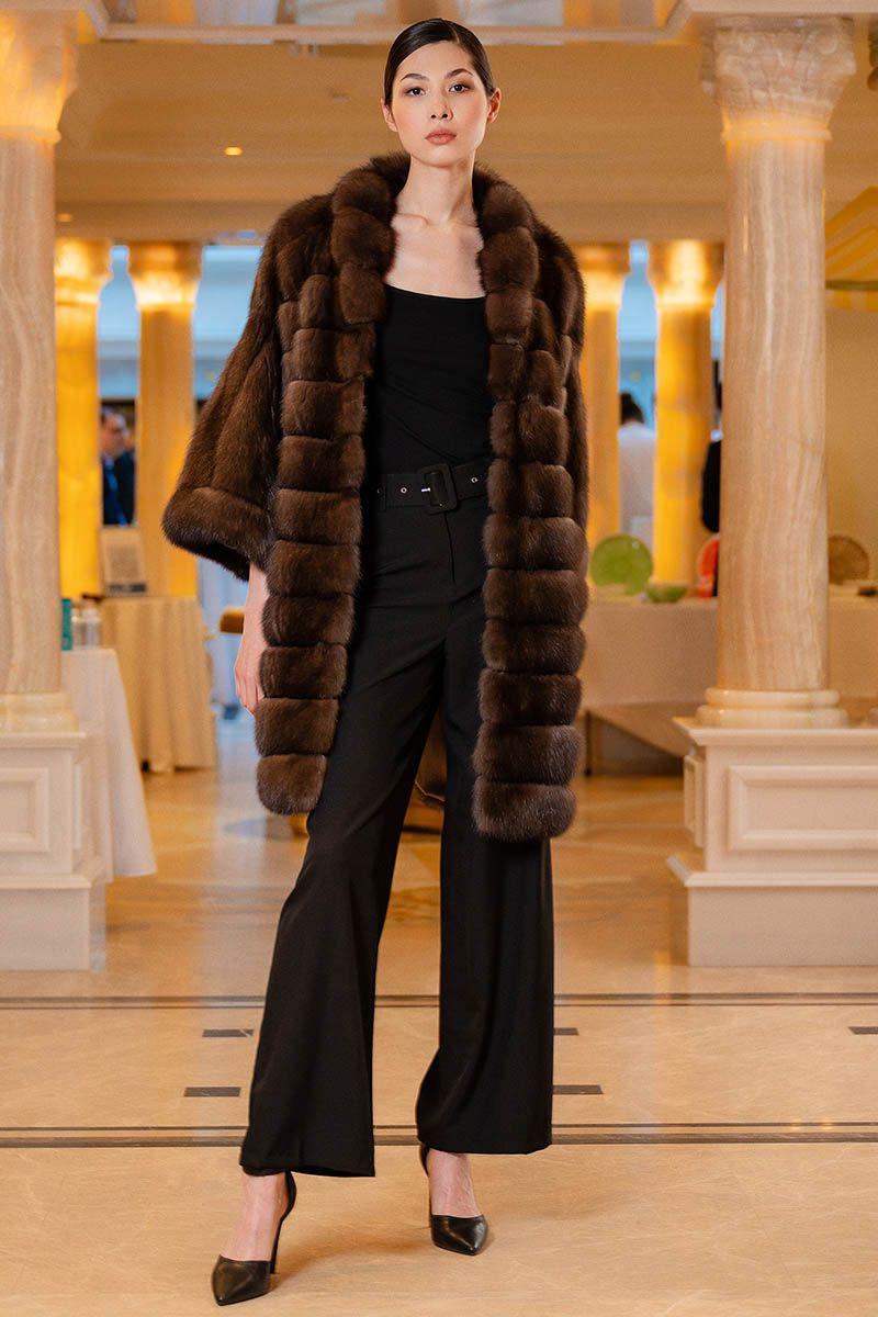 Шуба из баргузинского соболя фото