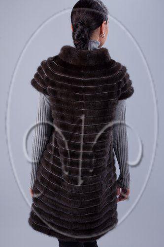 Норковый жилет фото