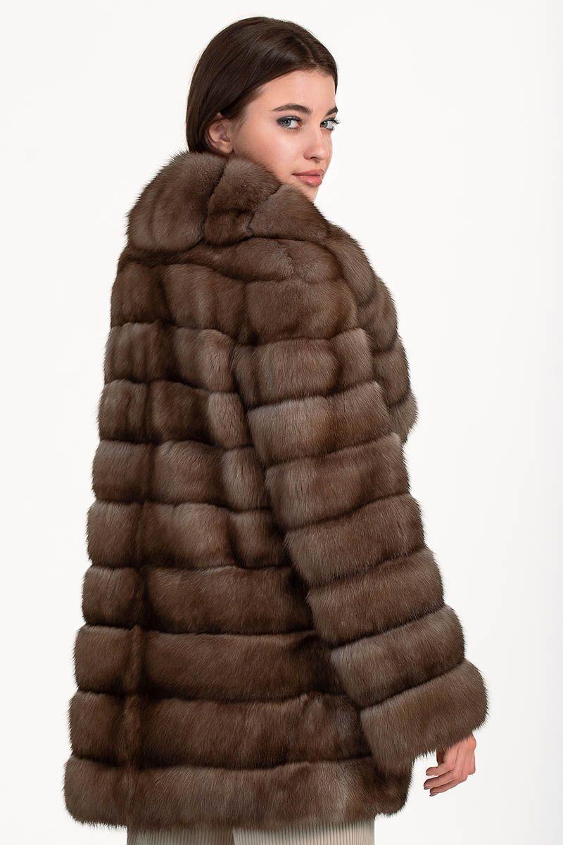 Куртка из баргузинского соболя фото