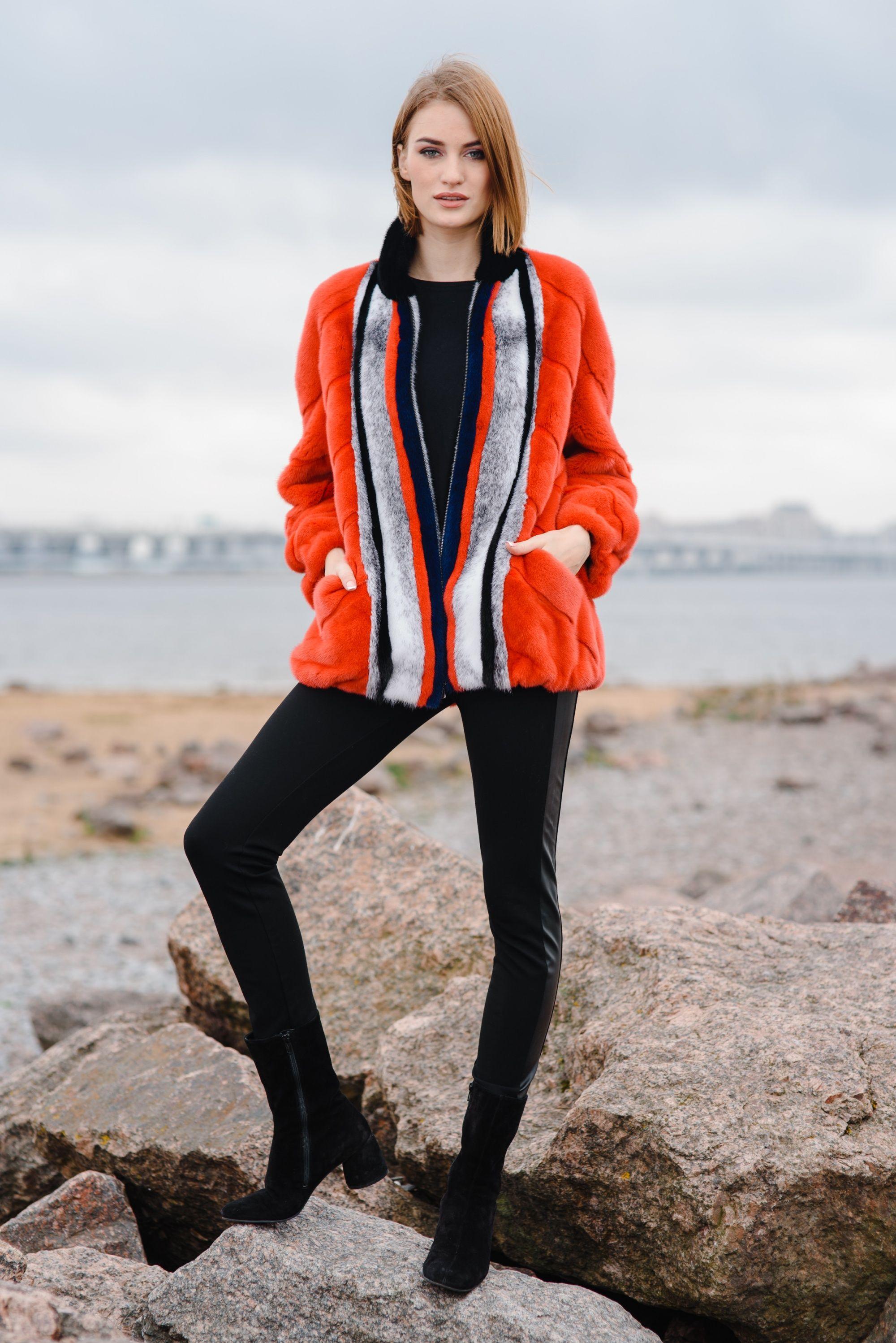 Куртка из норки фото