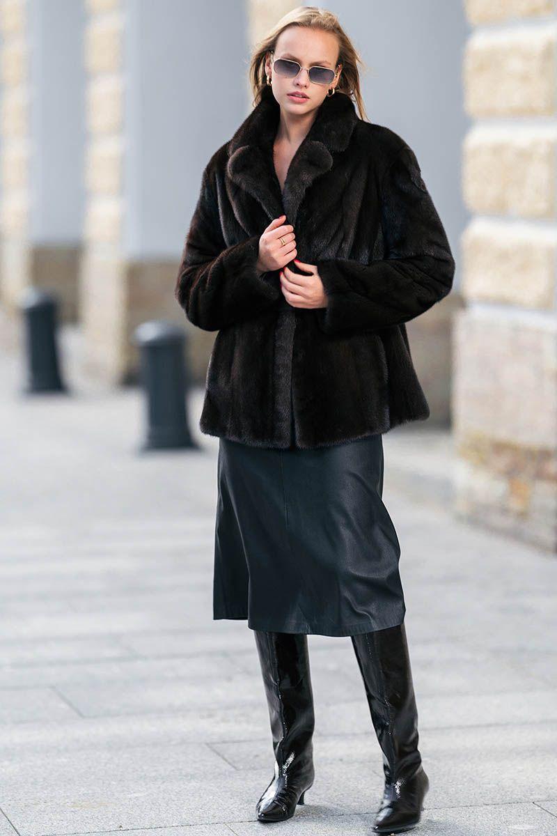 Норковая шуба фото