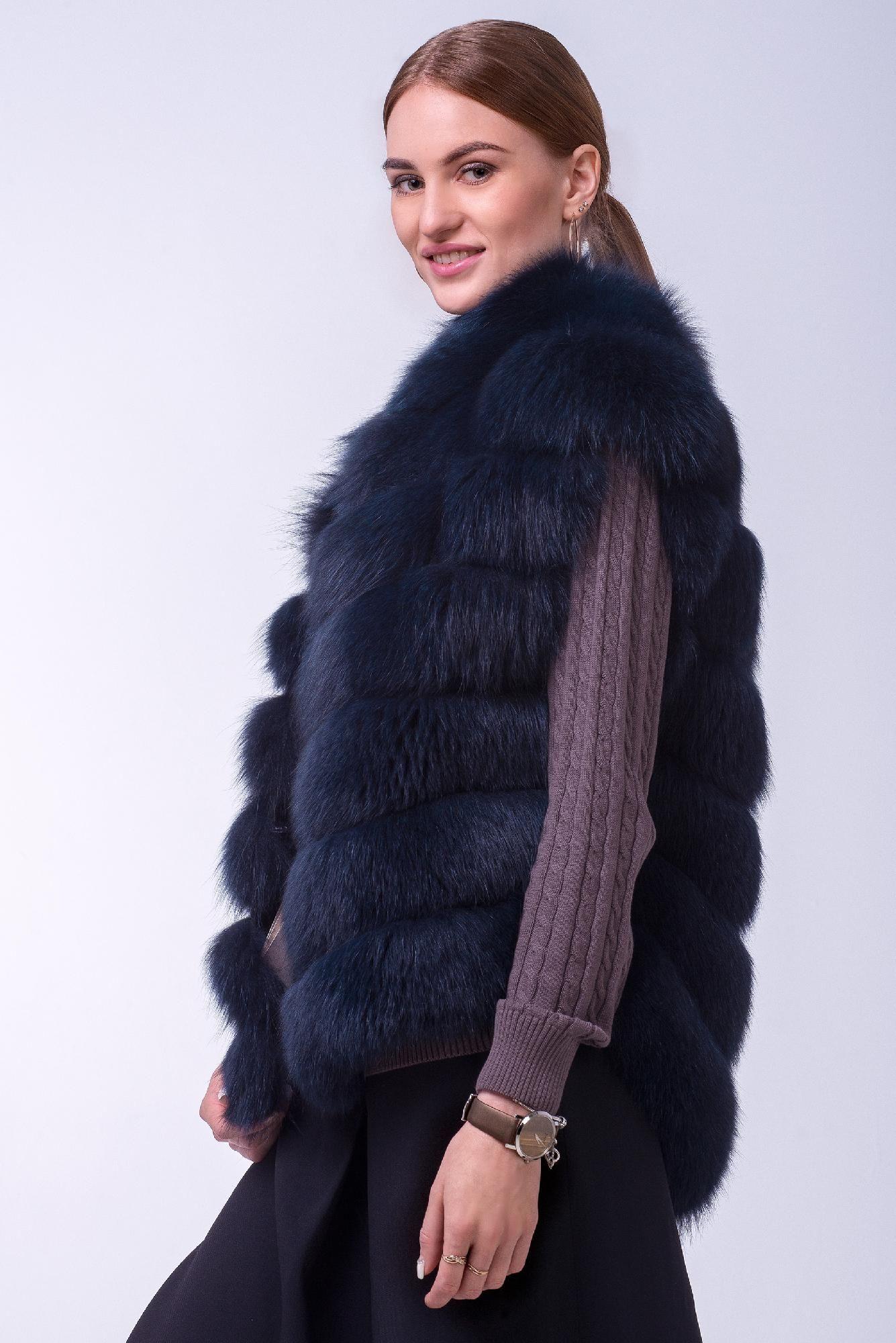 Жилет из меха песца фото