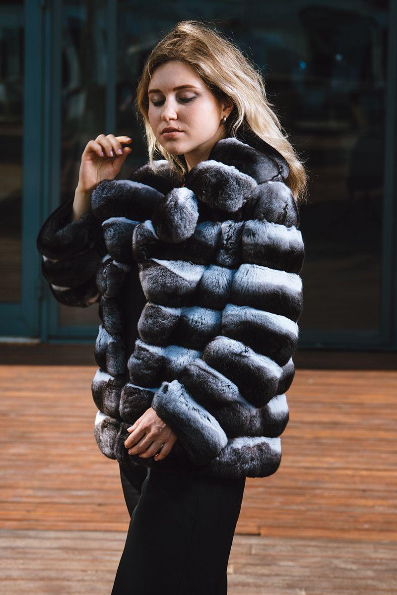 Куртка из шиншиллы фото