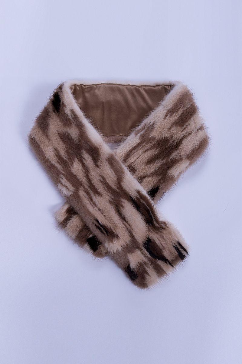 Шарф из меха норки фото