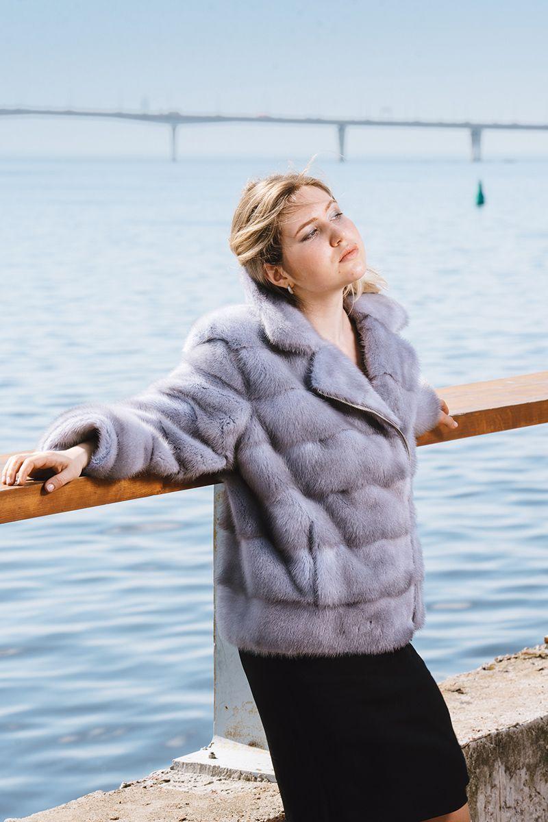 Куртка из норки фото