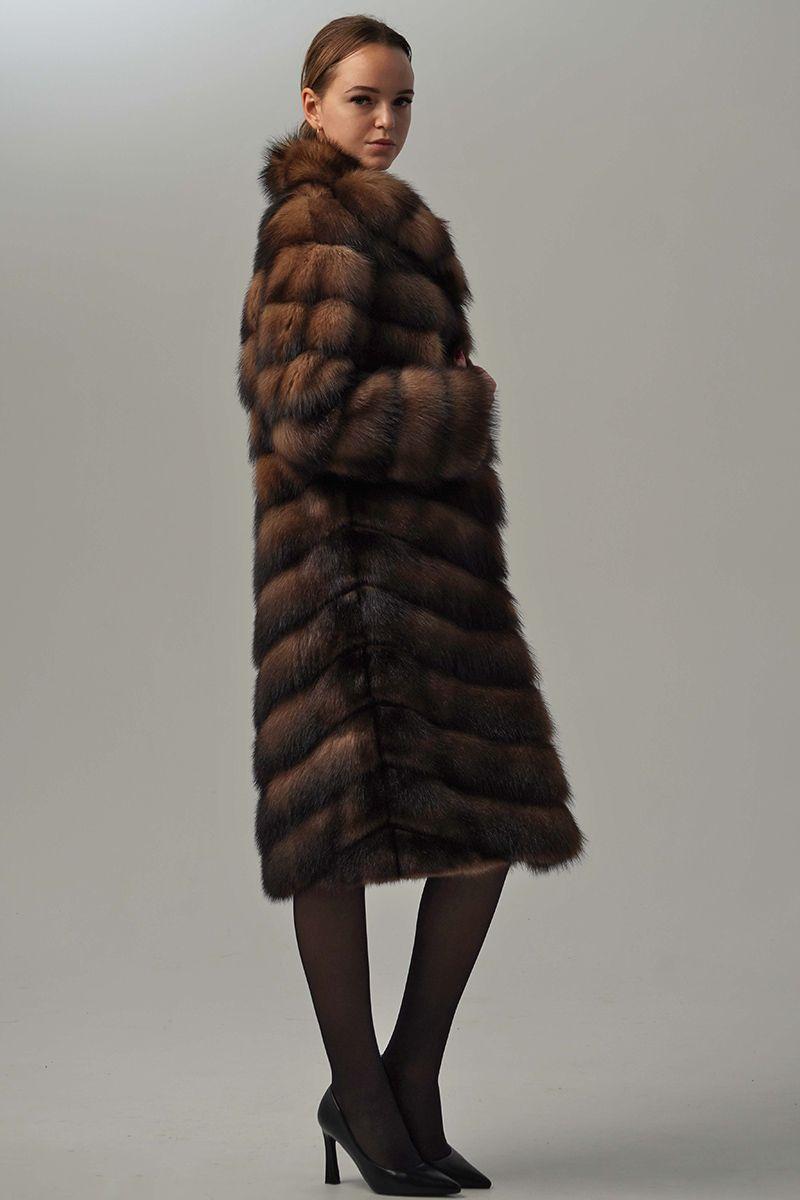 Шуба из хоря фото