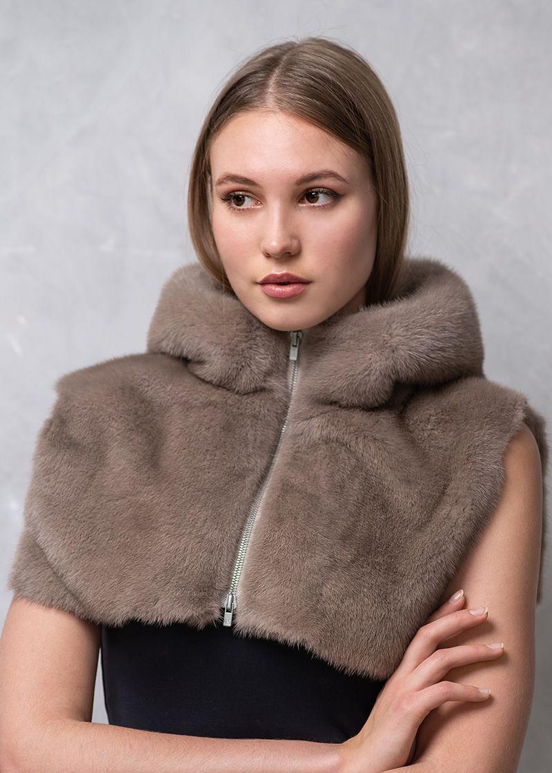 Капор из норки фото