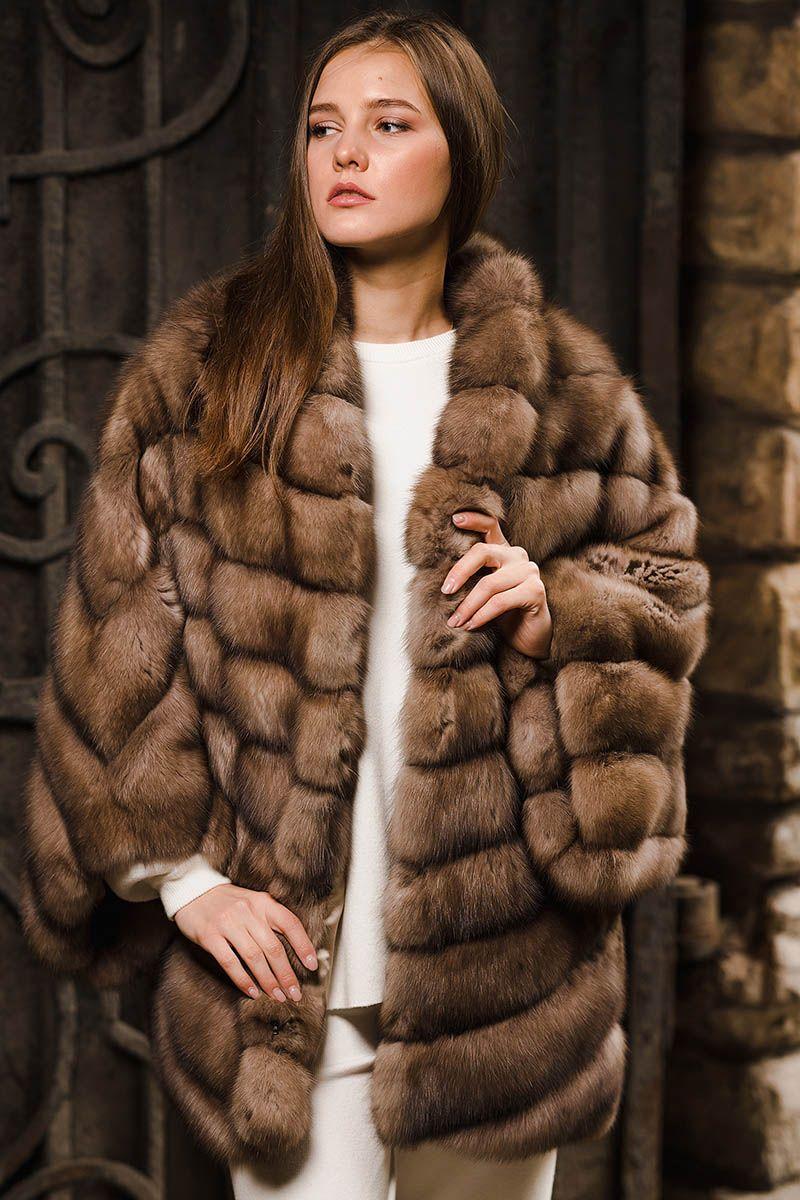 Шуба из баргузинского соболя фото