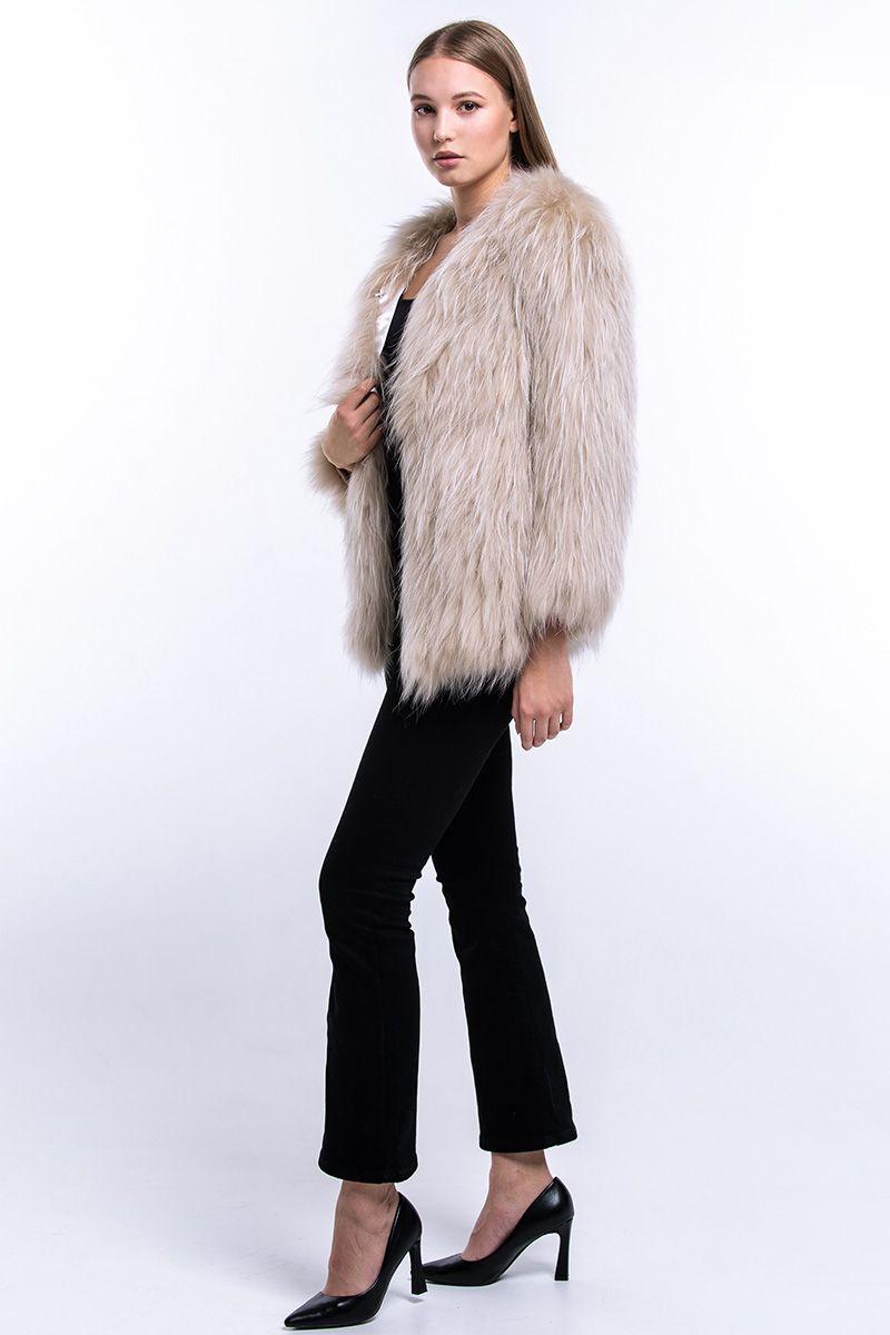 Шуба из лисы фото