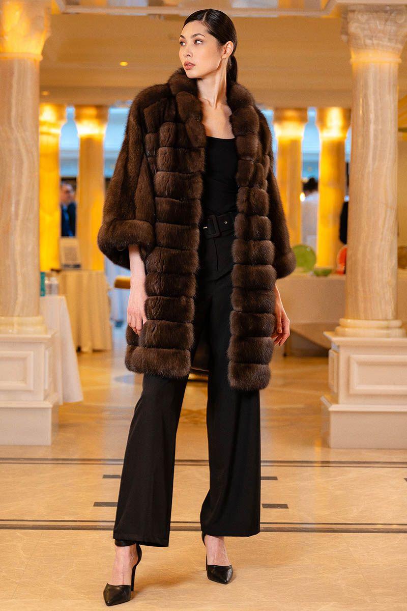 Шуба из баргузинского соболя фото