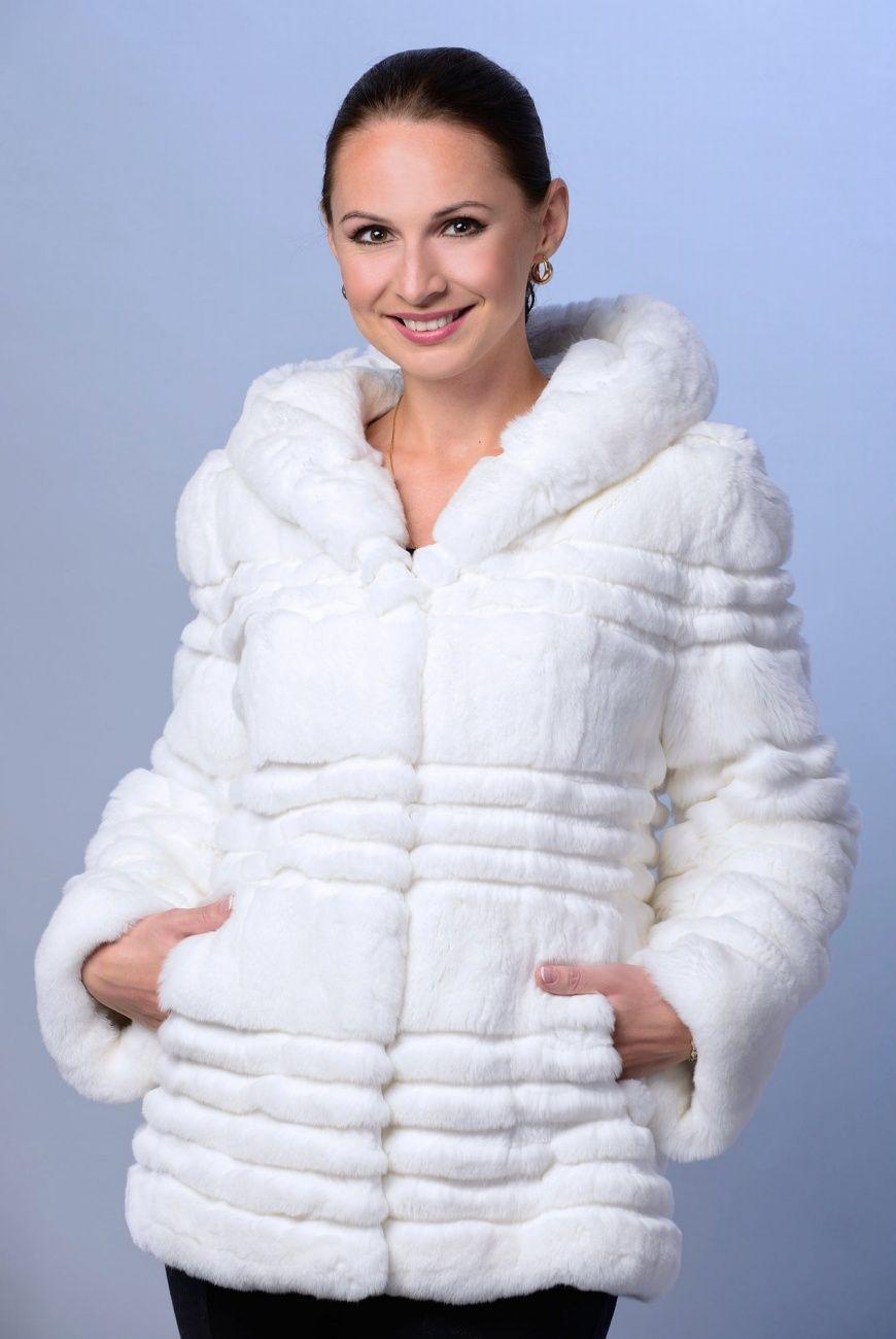 Куртка из меха кролика фото