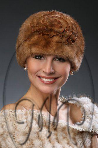 Головной убор из норки фото