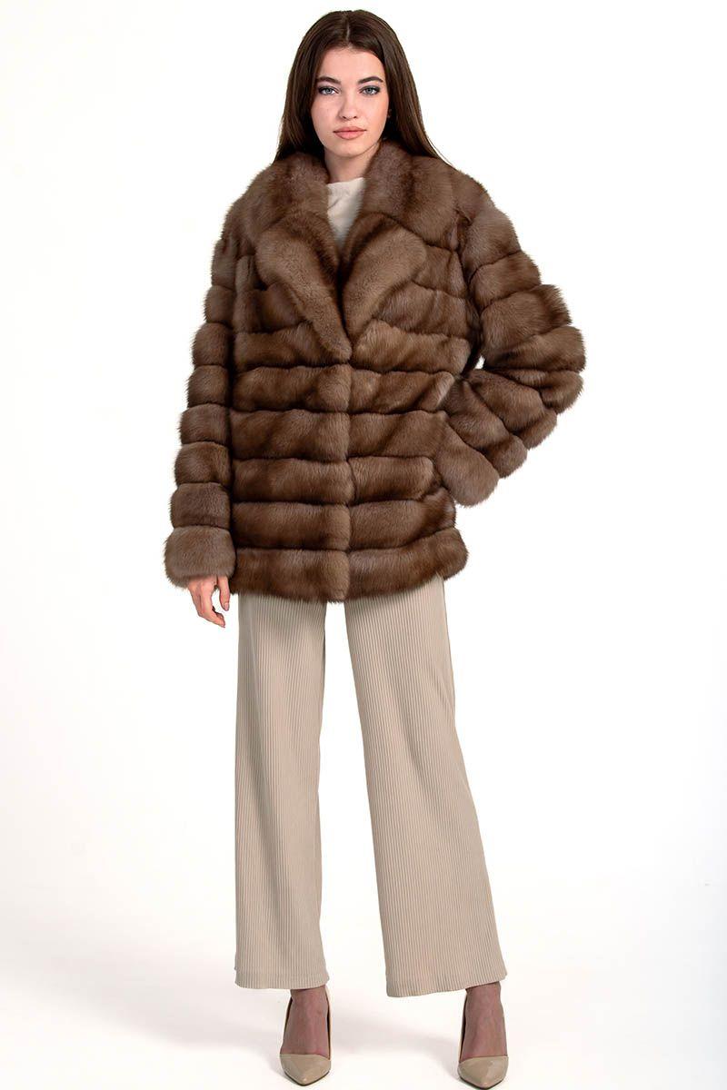 Шуба из баргузинского соболя фото