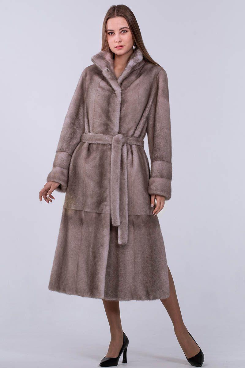 Шуба из норки фото