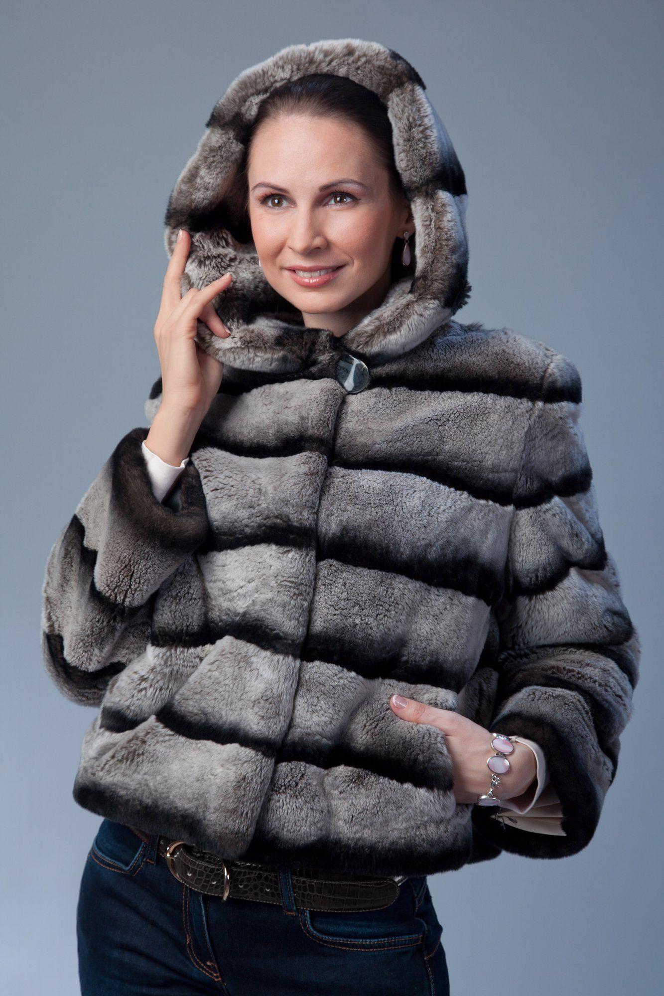 Куртка женская из меха  кролика фото