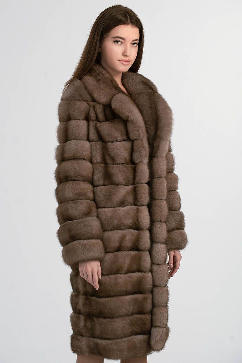 Шуба из баргузинского соболя фото