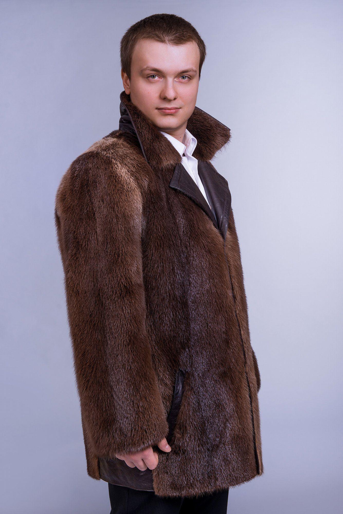 Куртка мужская из выдры фото