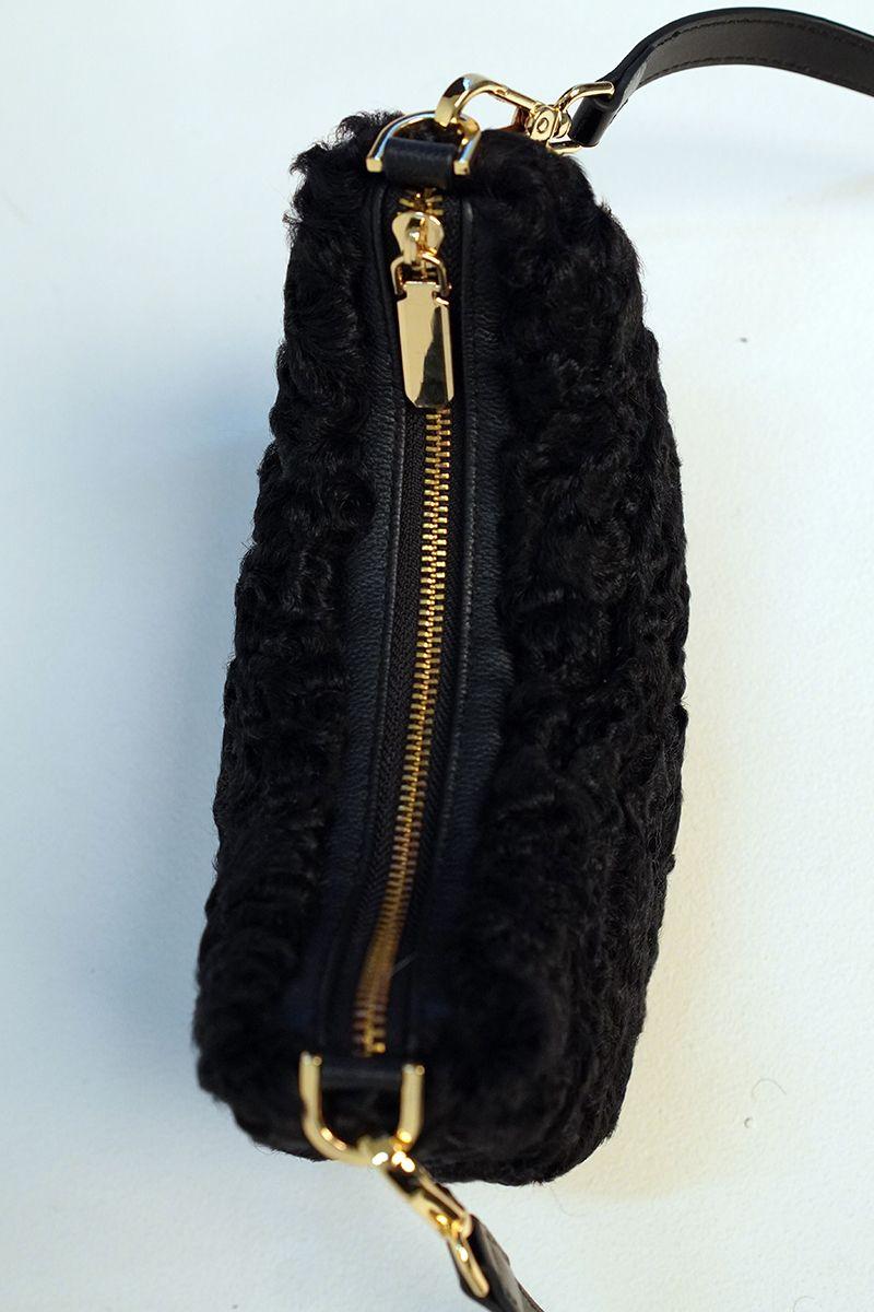 Сумка из меха каракуля фото