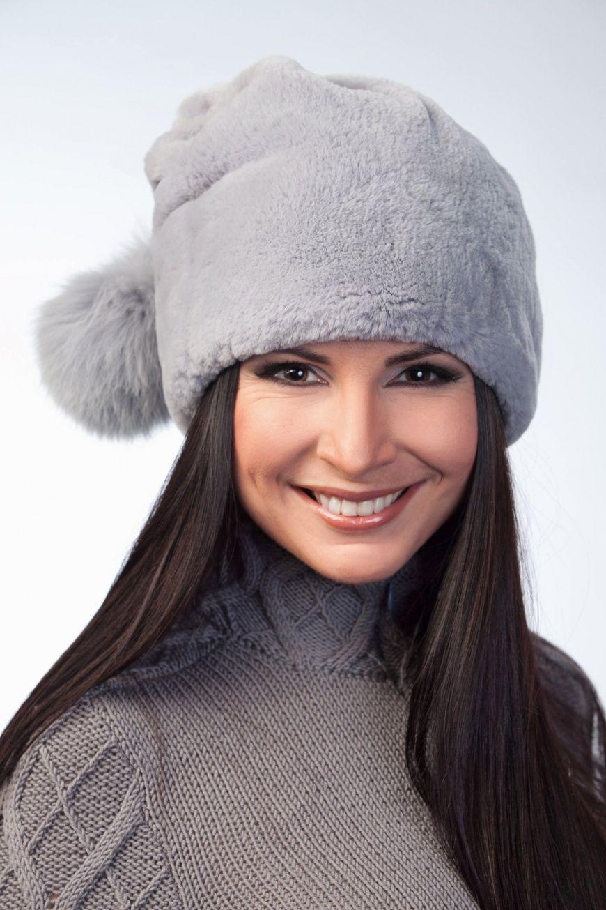 Головной убор из меха кролика фото