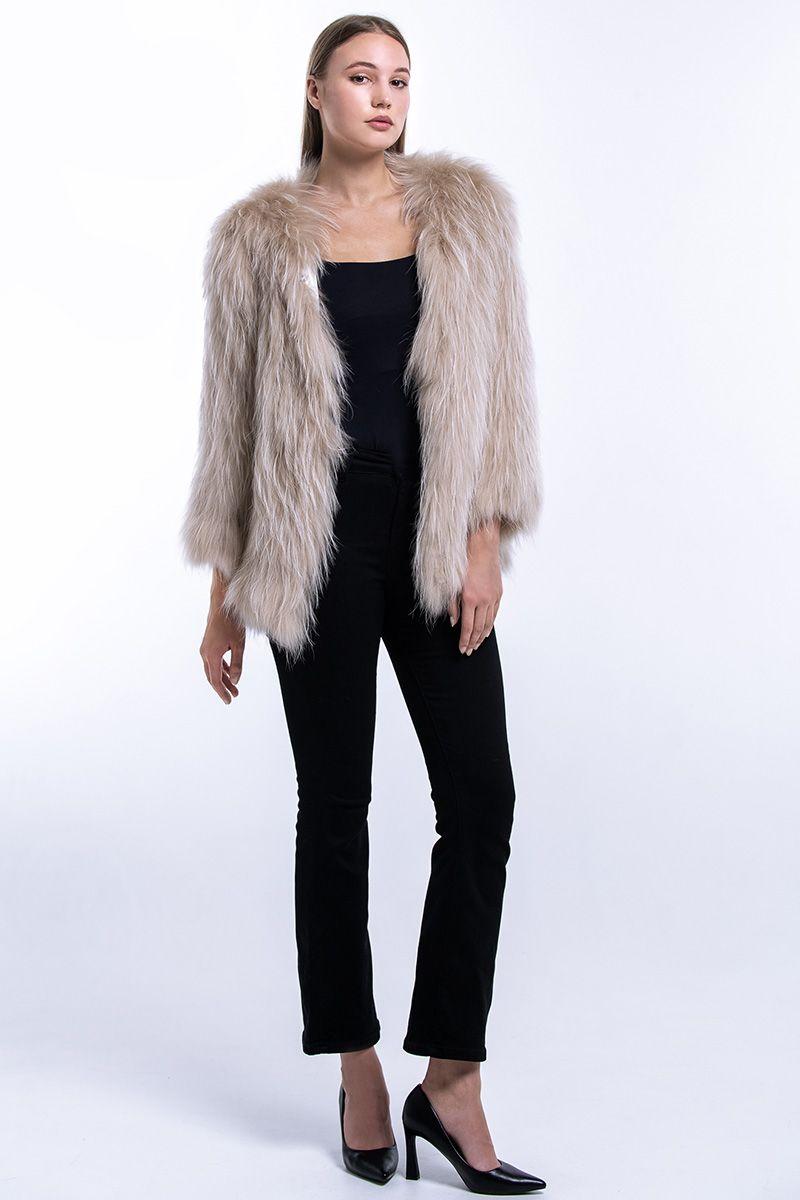 Шуба из лисы фото