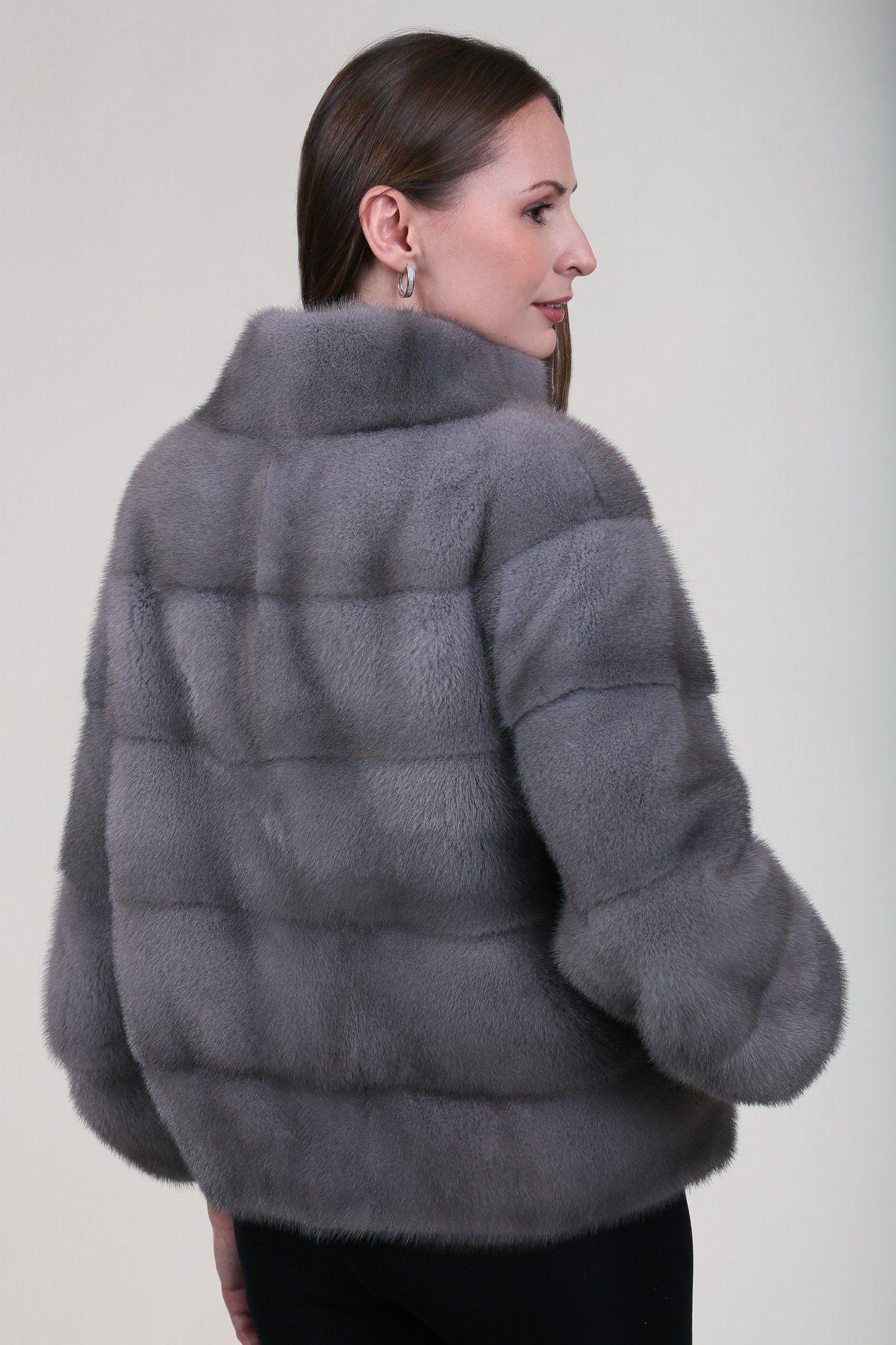 Шуба из норки фото