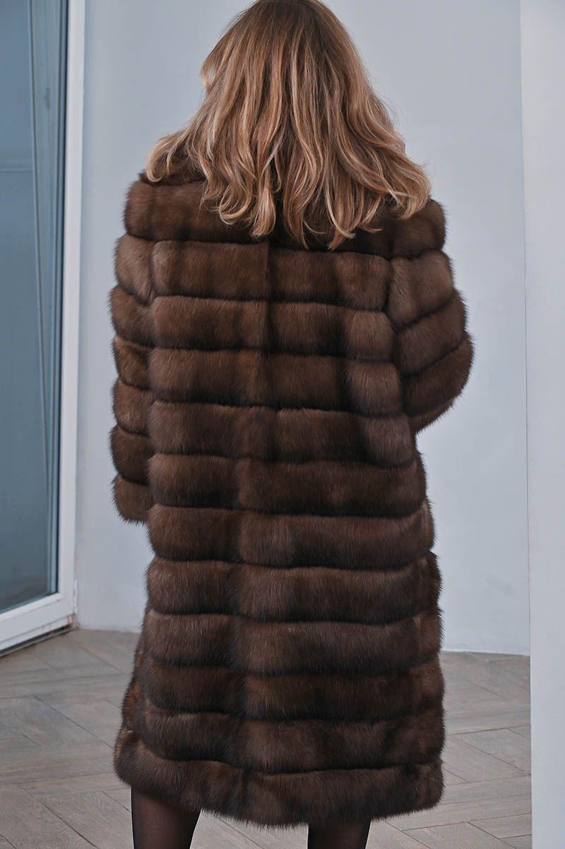 Шуба из баргузинского соболя фото