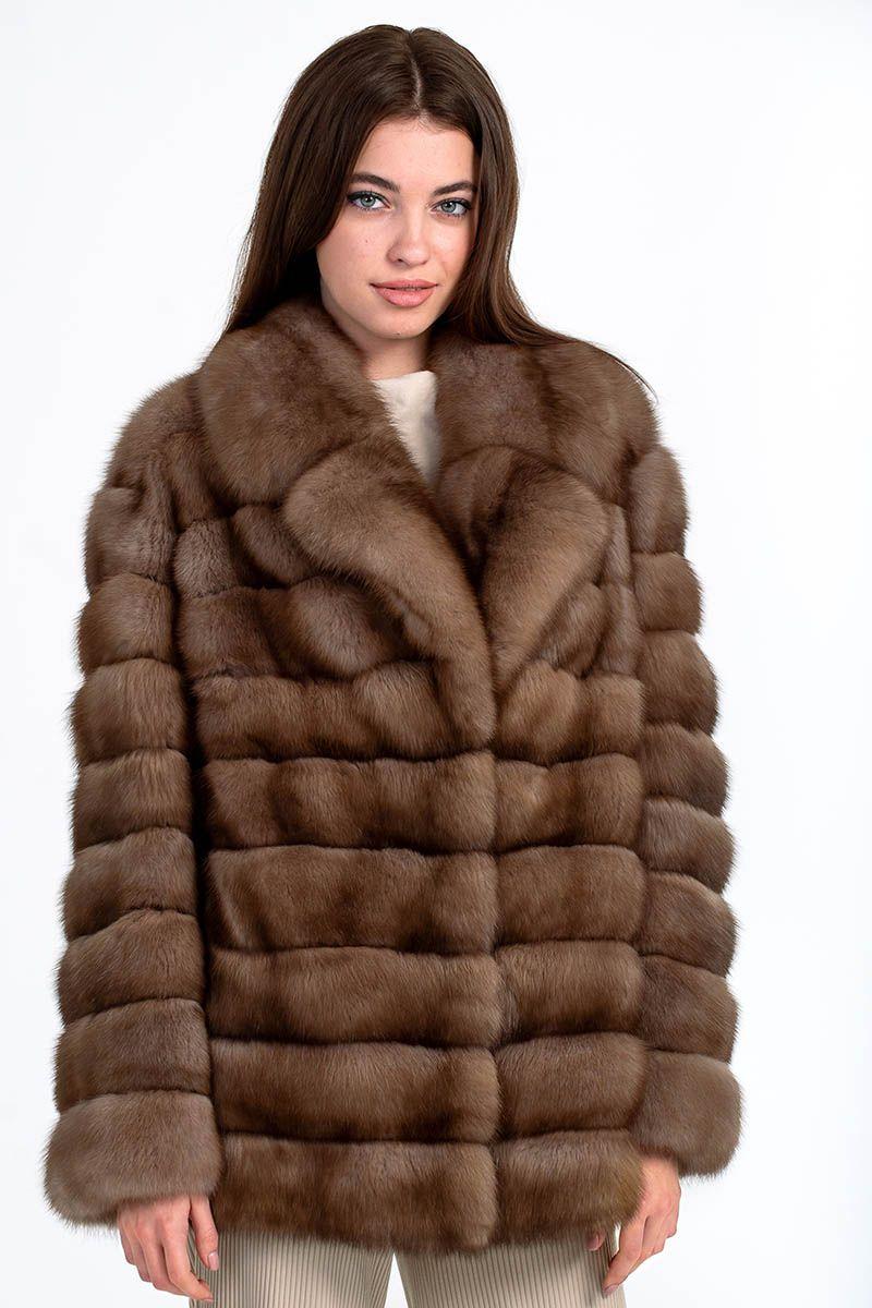 Шуба из баргузинского соболя фото