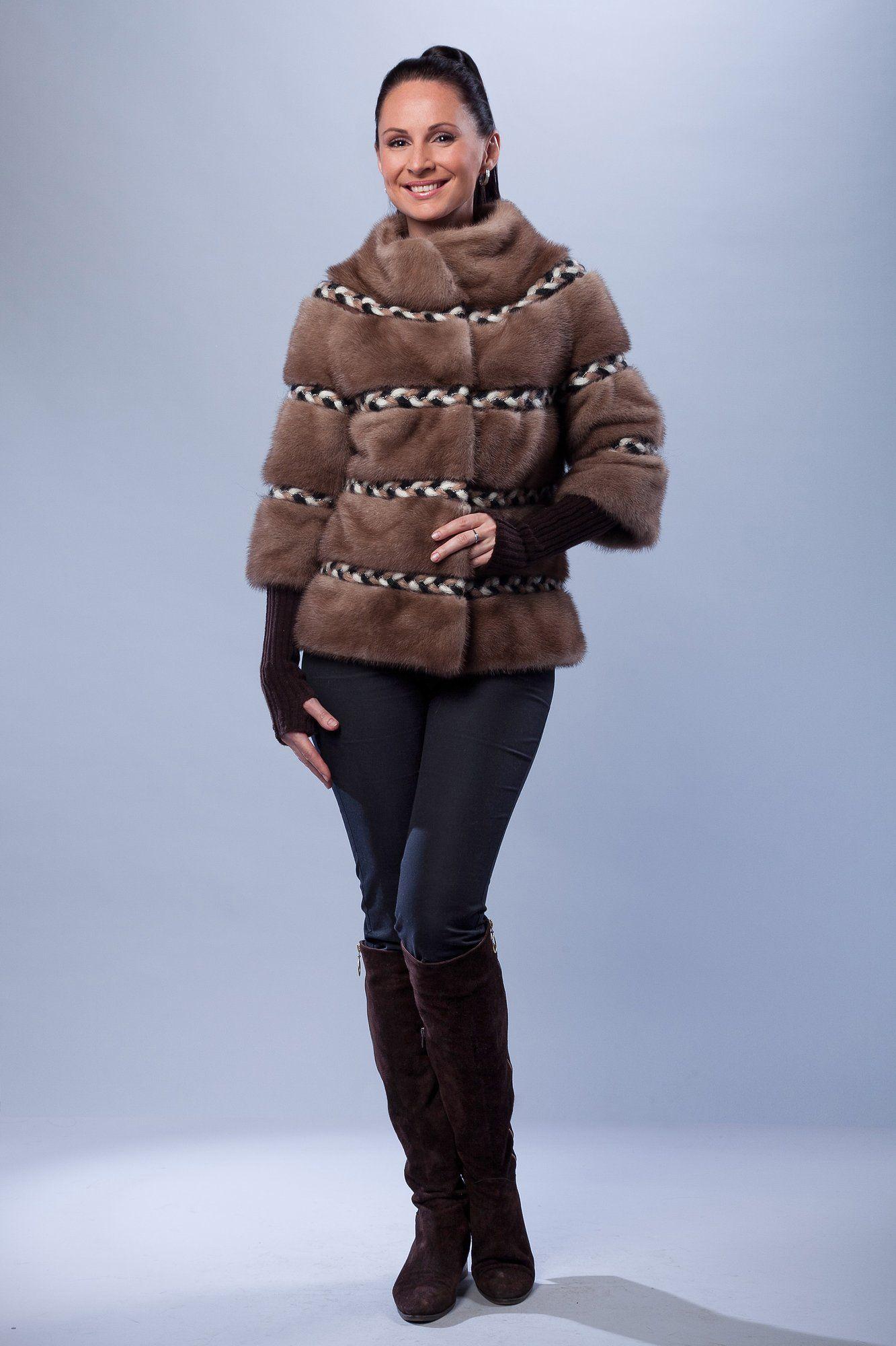 Куртка женская из меха норки фото