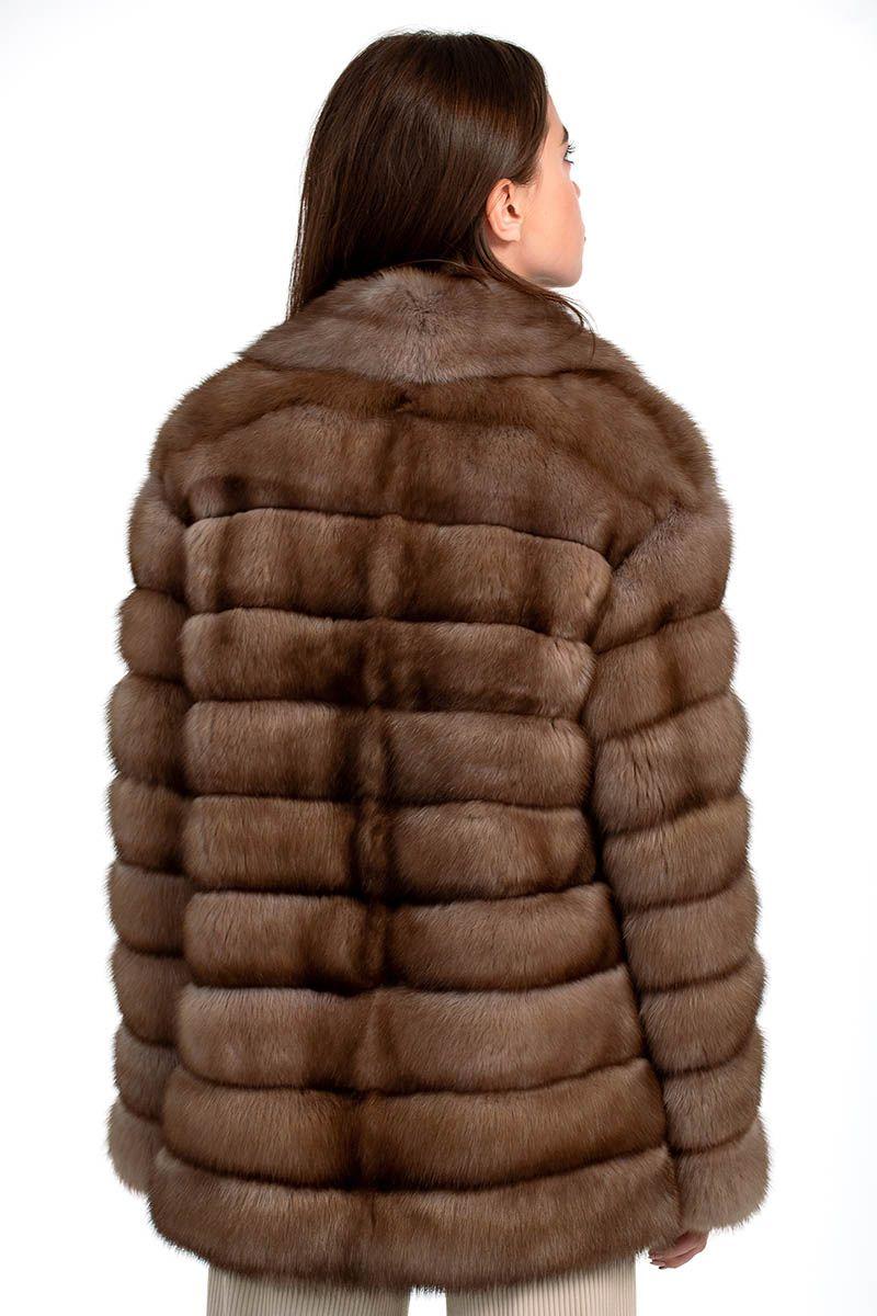 Шуба из баргузинского соболя фото