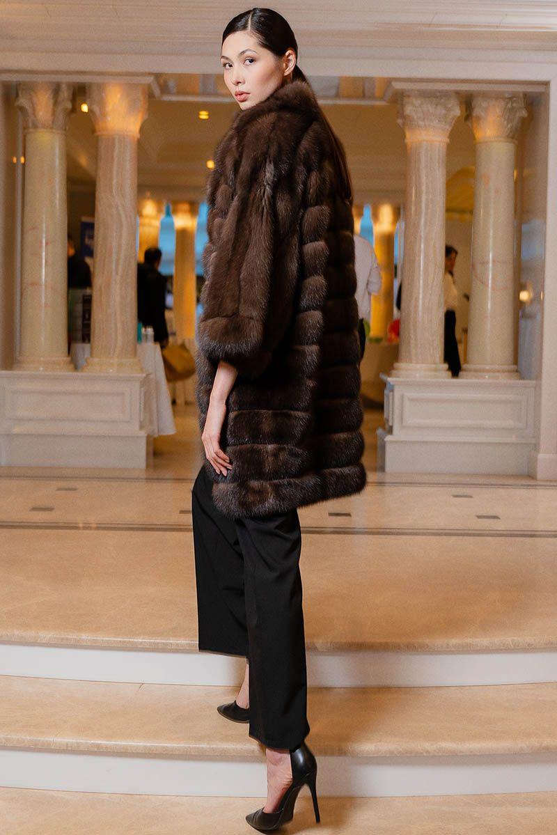 Шуба из баргузинского соболя фото