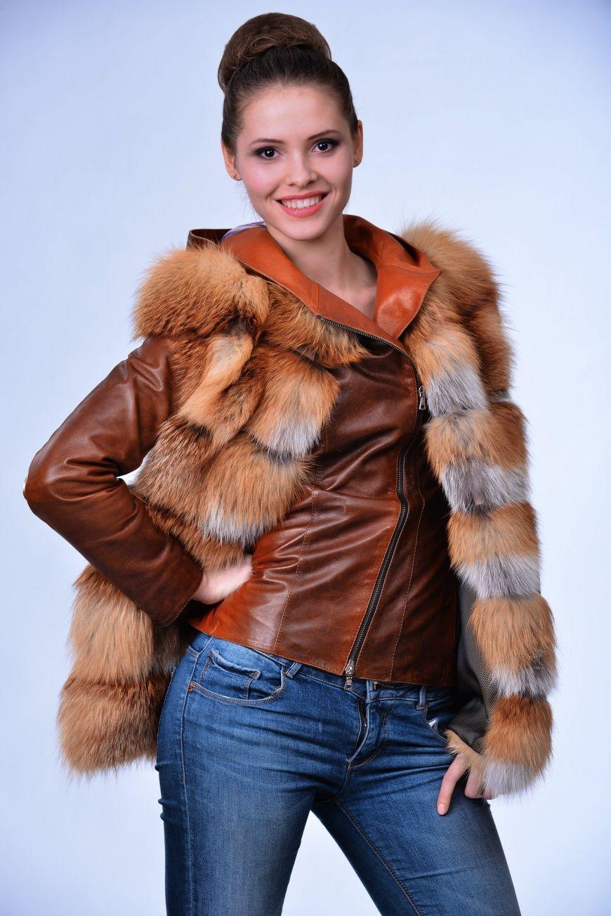 жилетка из лисы фото