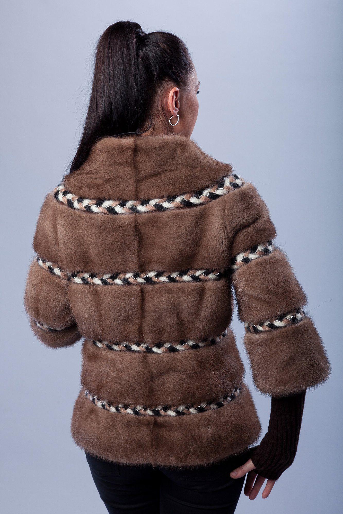 Куртка женская из меха норки фото