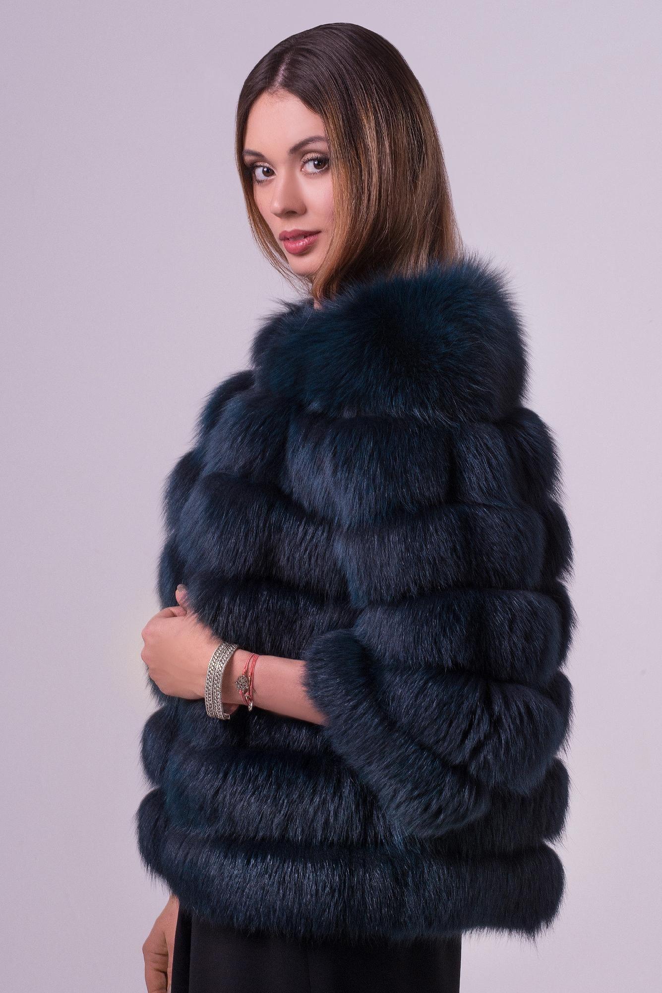 Куртка из меха песца фото