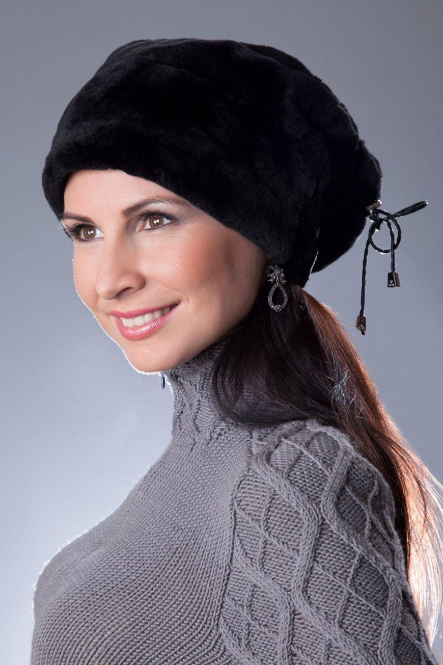 Головной убор из меха кролика фото