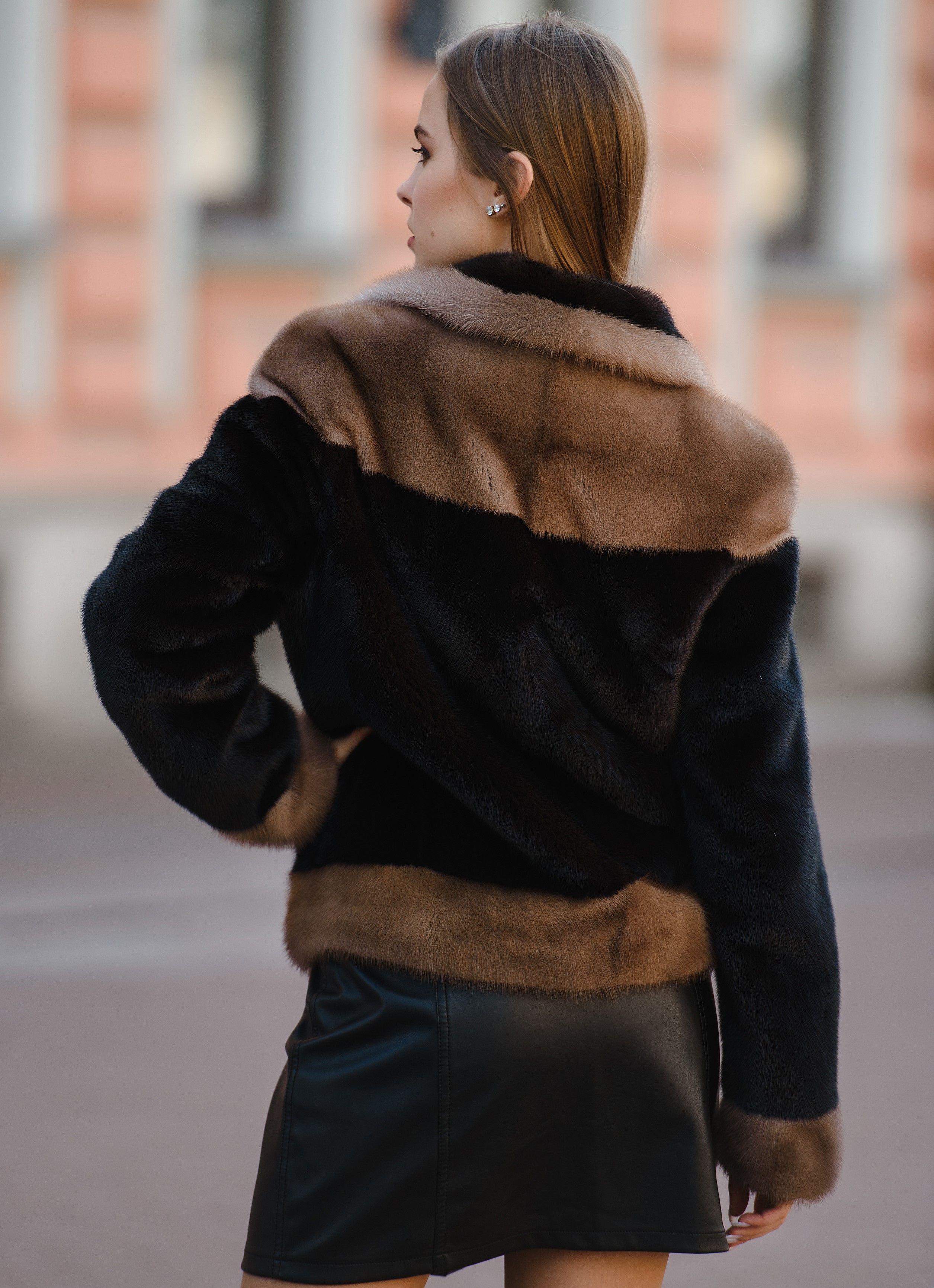 Косуха из меха норки фото