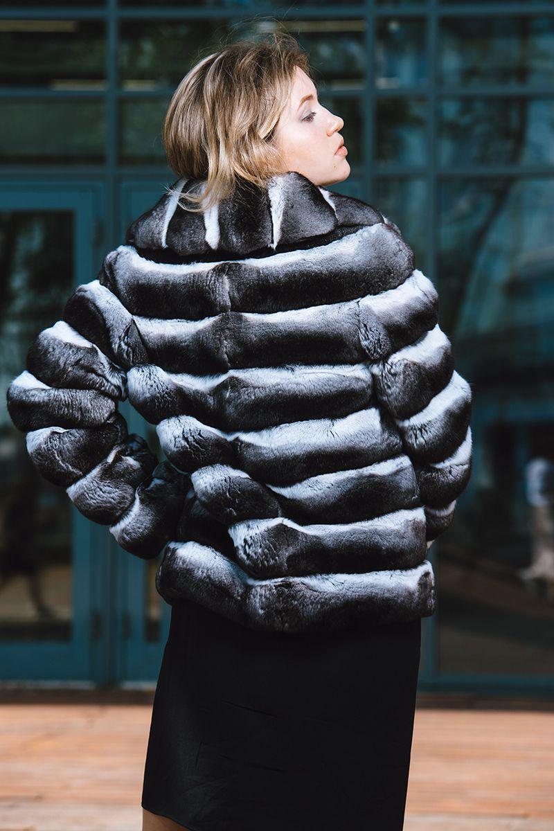 Куртка из шиншиллы фото