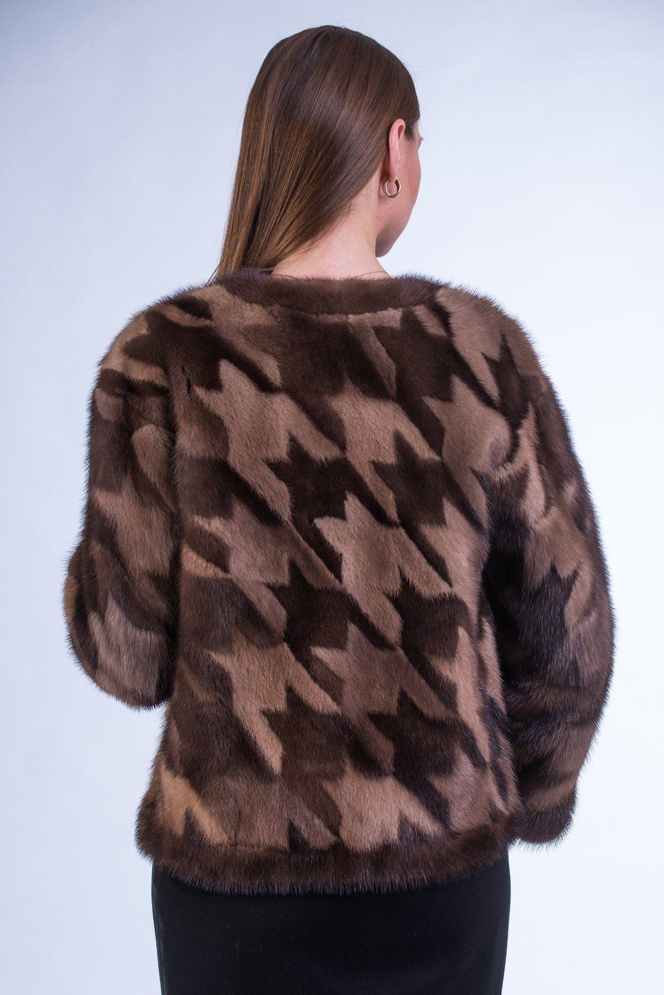 Шуба из норки фото