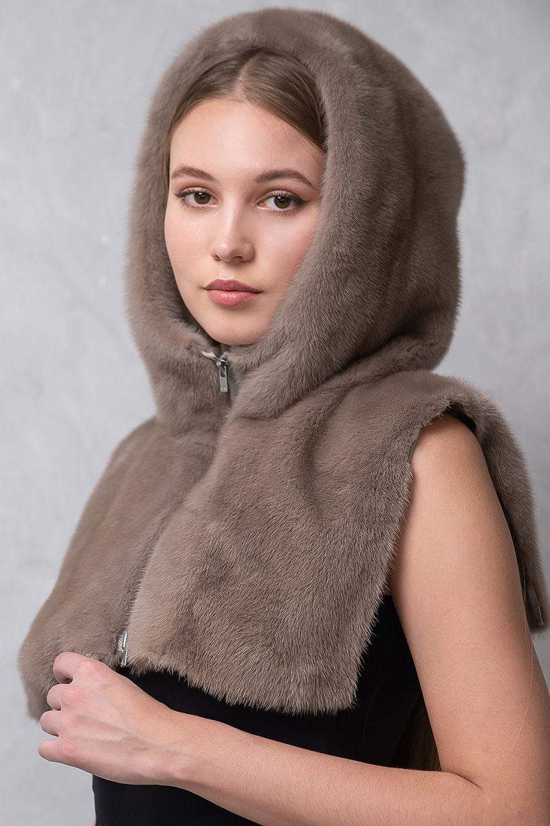 Капор из норки фото