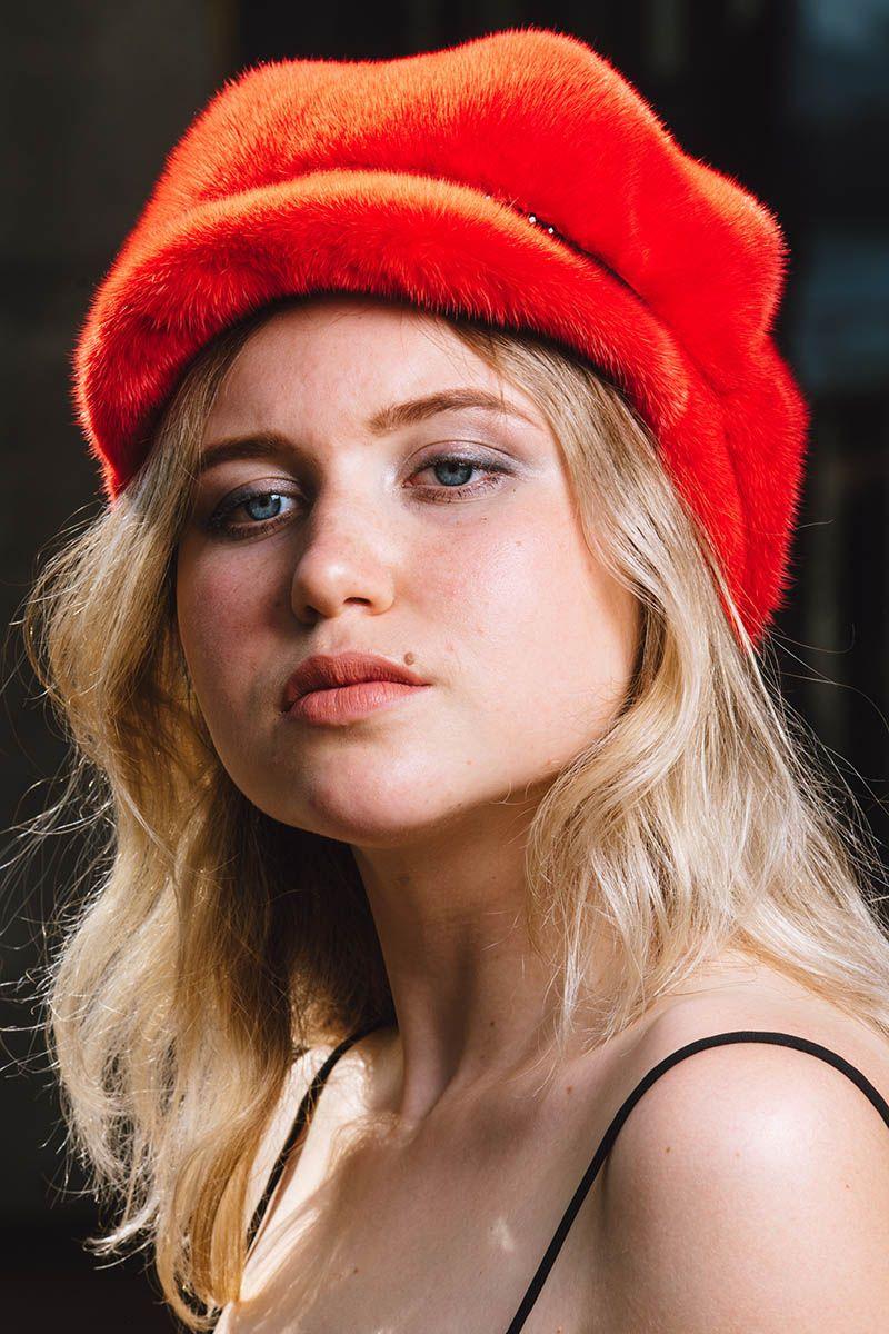 Кепка из норки фото