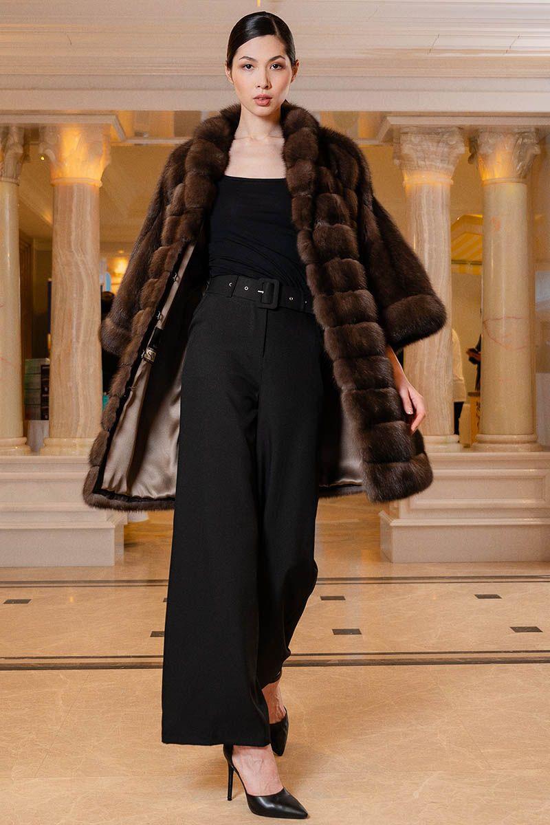 Шуба из баргузинского соболя фото