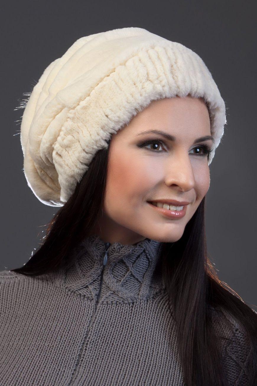 Головной убор из меха кролика фото