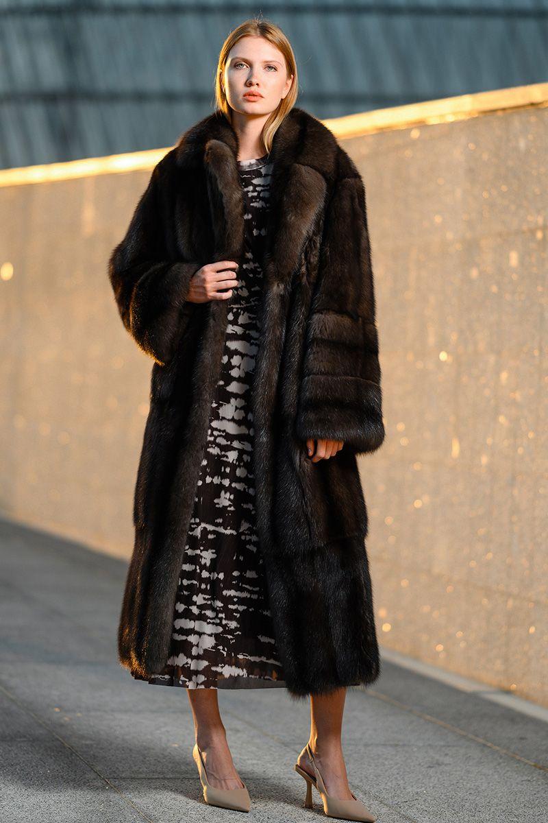 Шуба из соболя фото