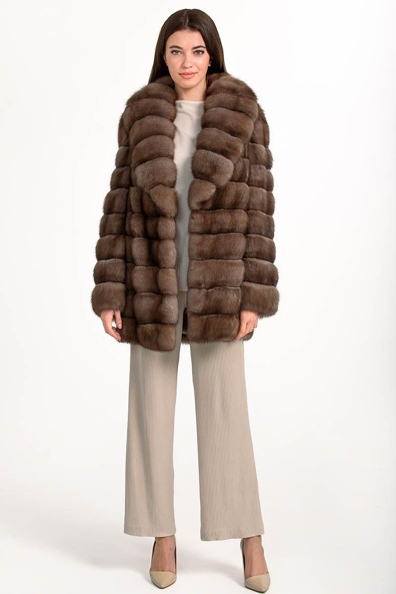 Куртка из баргузинского соболя фото